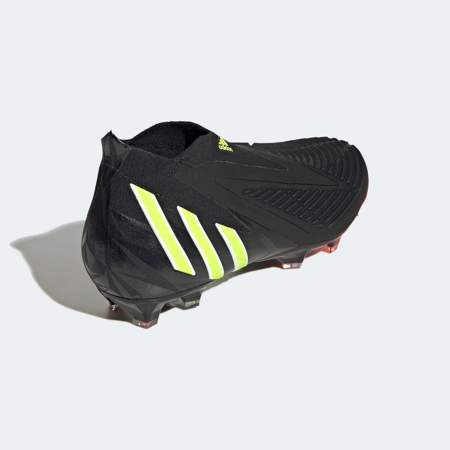 adidas Predator Edge + FG - Black-Solar Yellow (Diagonal 2)