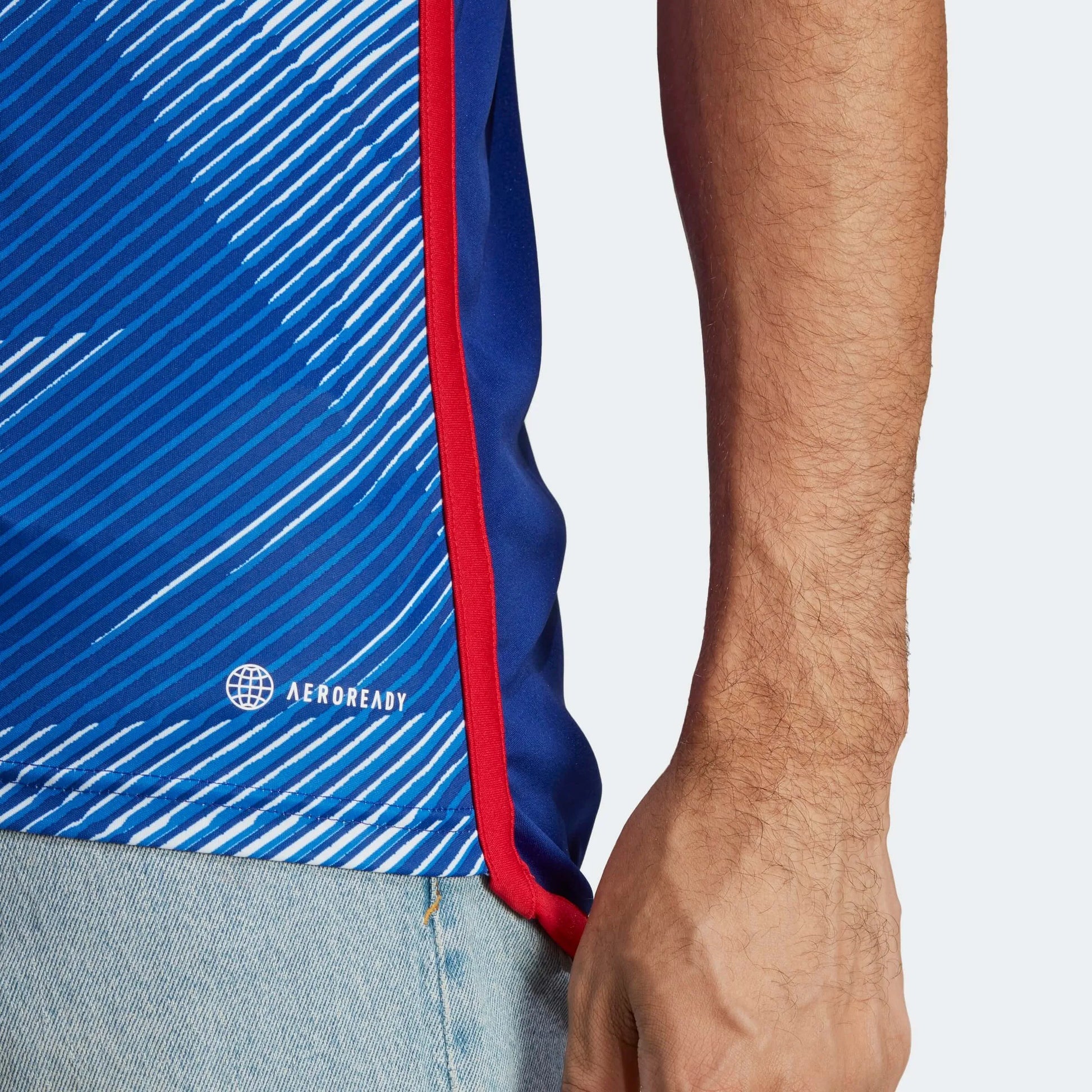  adidas 2022-23 Japan Home Jersey Blue-White (Detail 3)