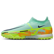 Nike Phantom GT2 Academy DF Turf - Mint-Blackened Blue (Side 1)