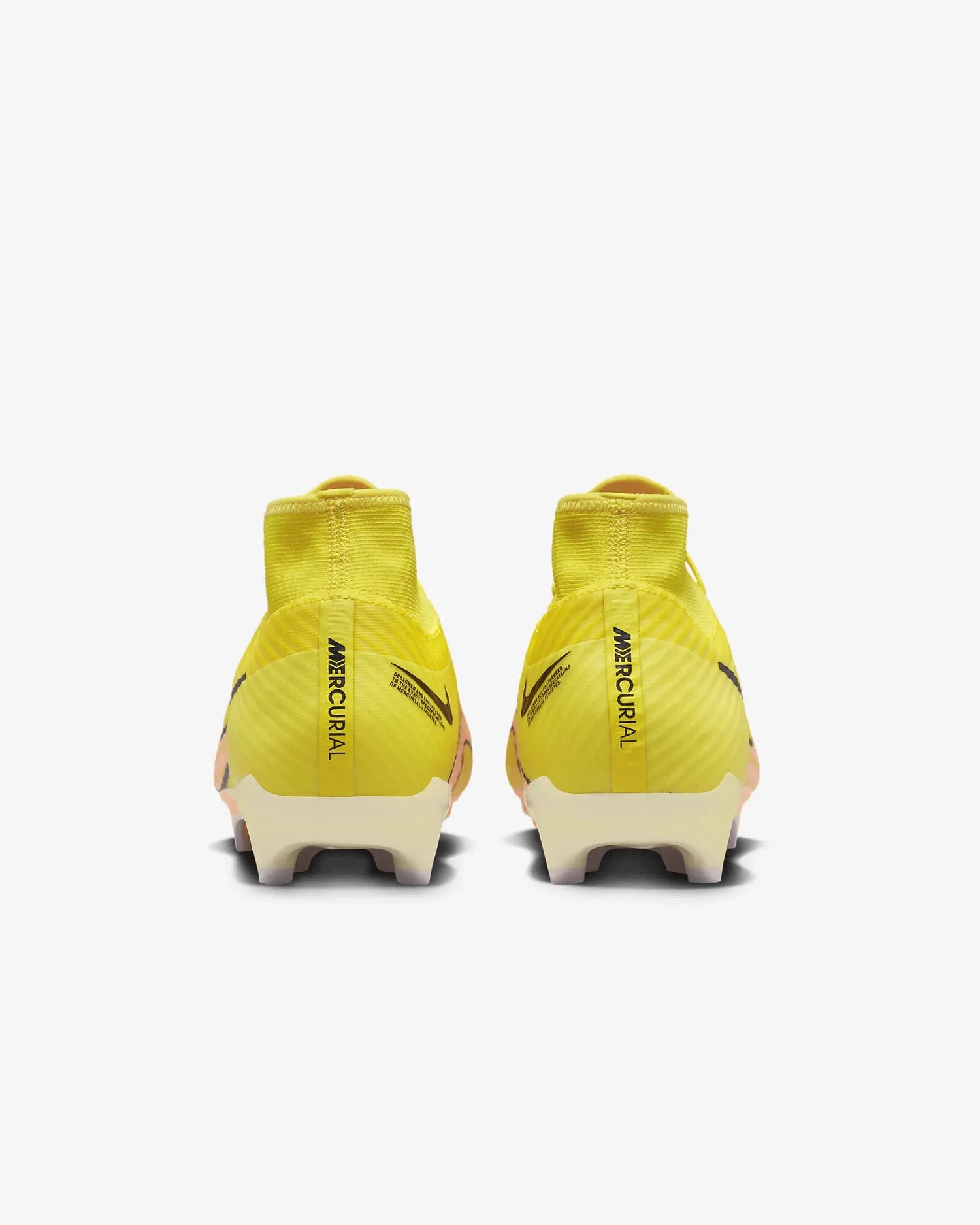 Nike Zoom Superfly 9 Academy FG-MG - Yellow Strike-Sunset Glow (Pair - Back)
