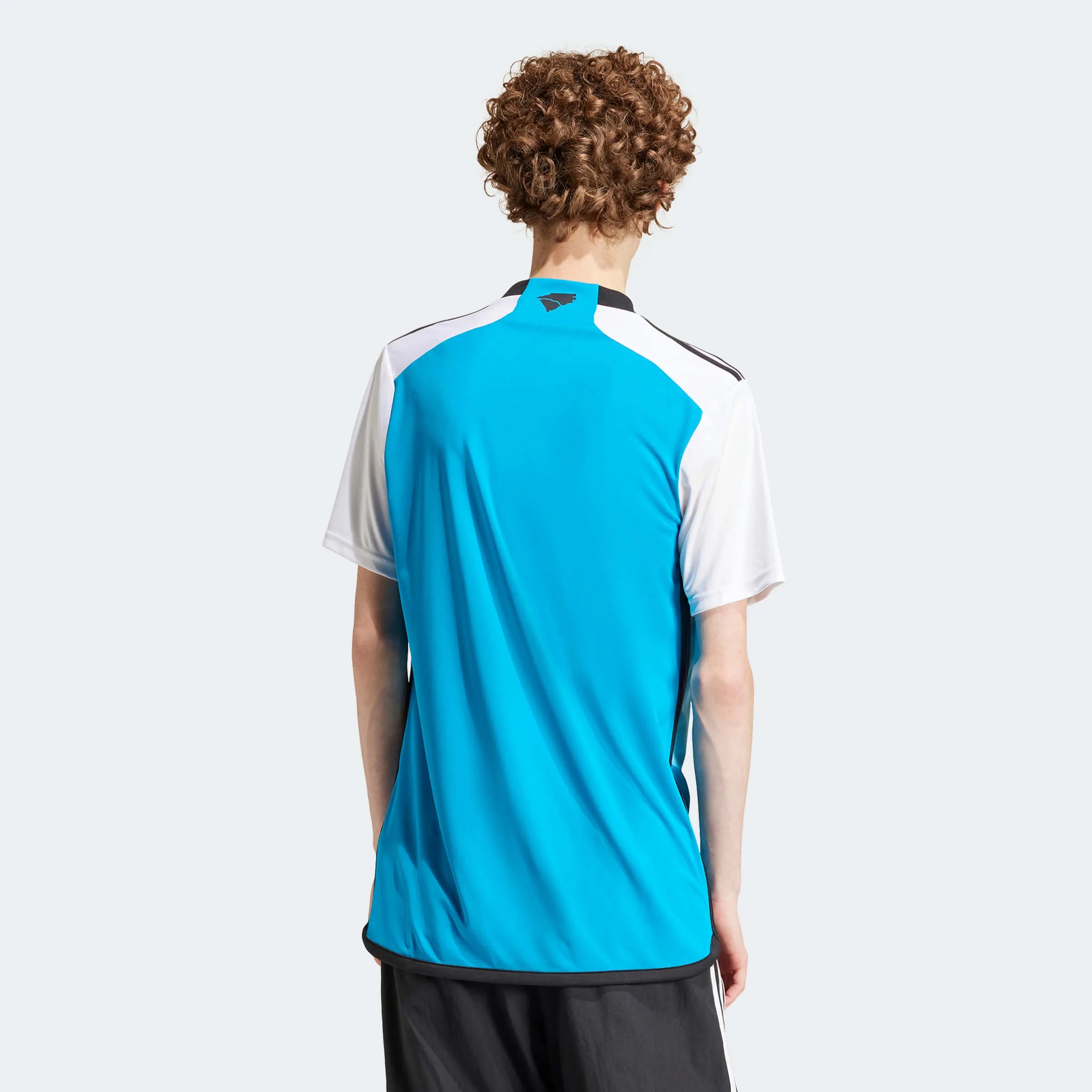 adidas 2024-25 Charlotte FC Men's Stadium Home Jersey (Model - Back)