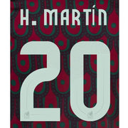 Mexico 2024/25 Home H. Martin #20 Youth Jersey Name Set (Back)