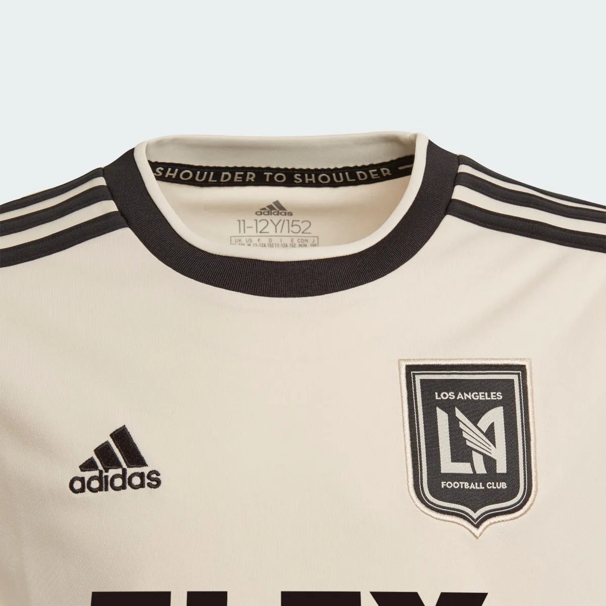 Adidas 2021-22 LAFC Youth Away Jersey - Beige-Black (Detail 1)