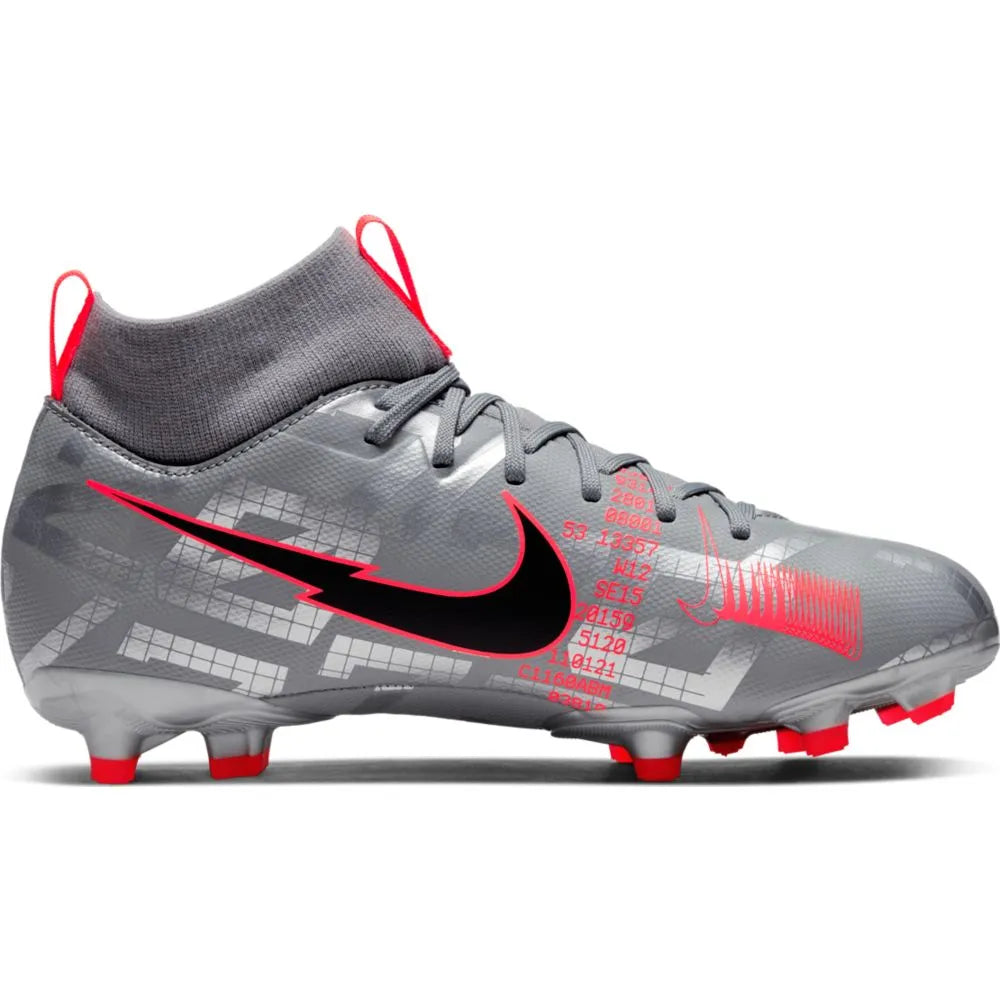 Nike JR Superfly 7 Academy FG - Grey-Red