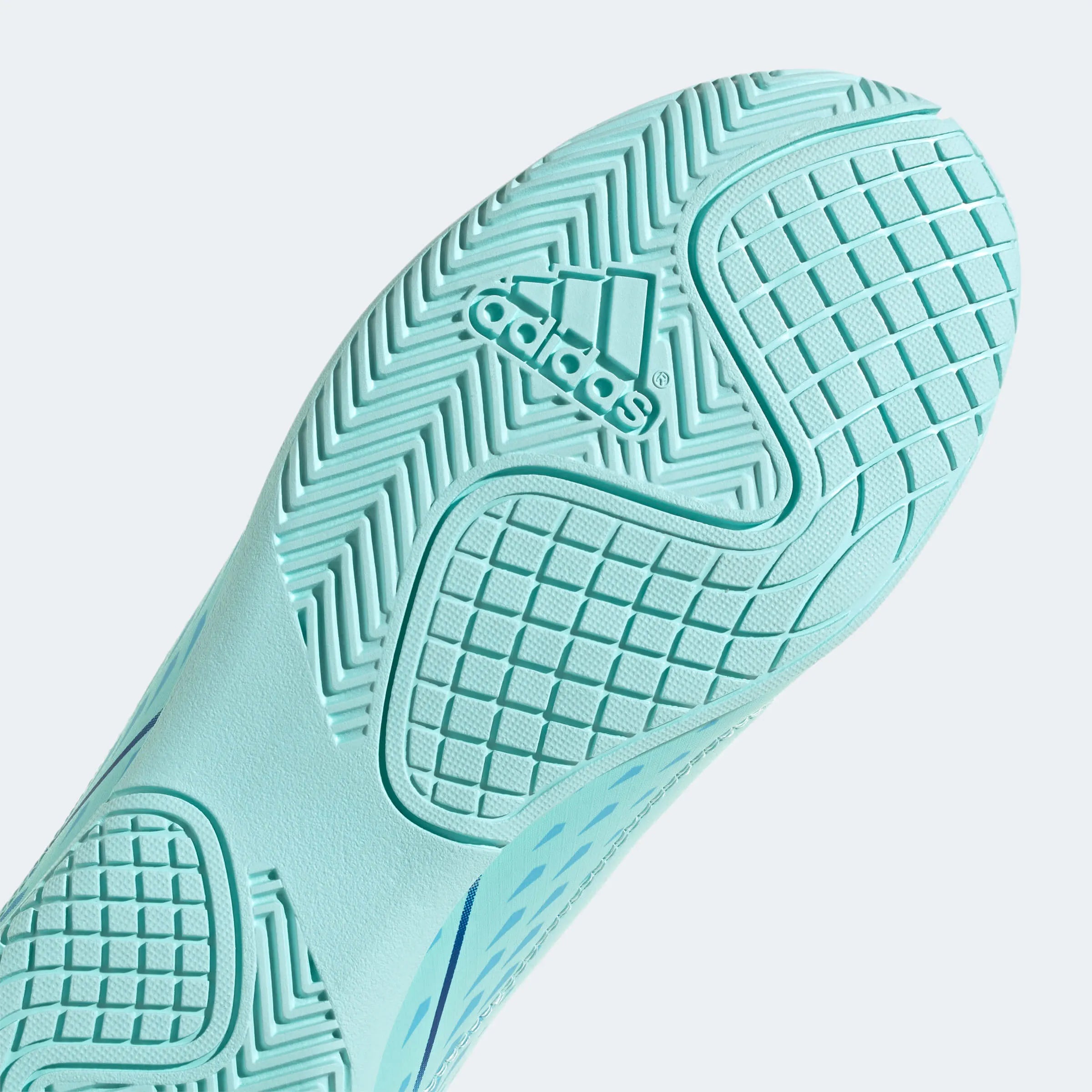 adidas Kids X Speedportal.4 Indoor J - Aqua-Blue-Yellow (Detail 2)