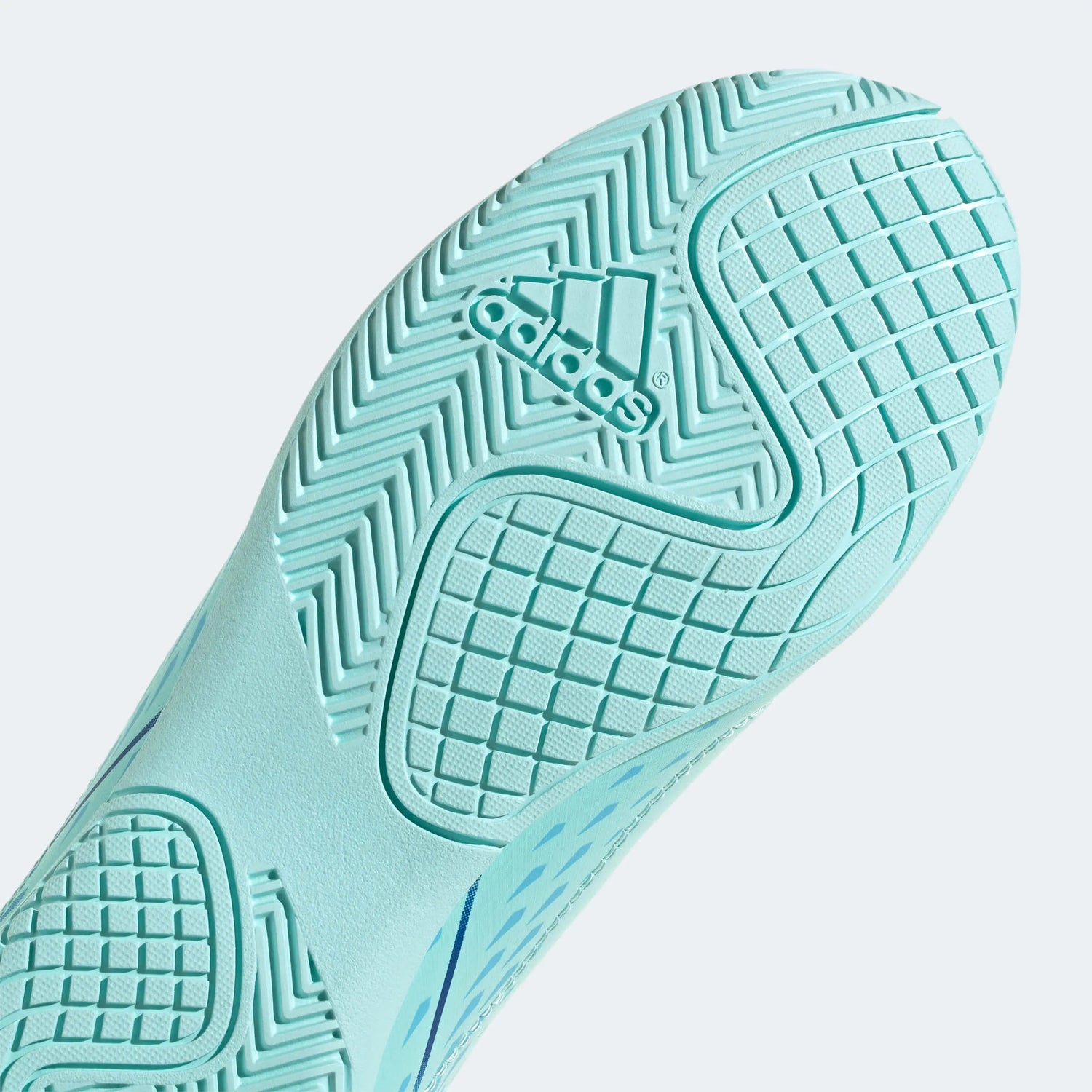 adidas Kids X Speedportal.4 Indoor J - Aqua-Blue-Yellow (Detail 2)