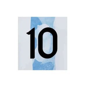 Argentina 2021/22 Home Messi #10 Jersey Name Set (Small)