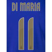 Argentina 2024 25 Away Di Maria #11 Jersey Name Set (Back)