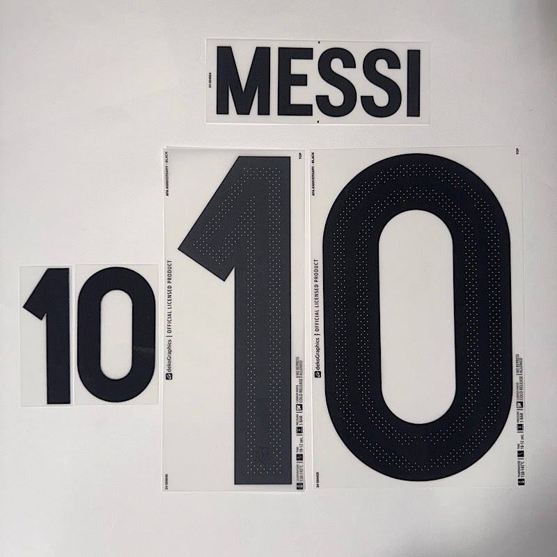 Argentina 2025 Home MESSI #10 Anniversary Official Name Set