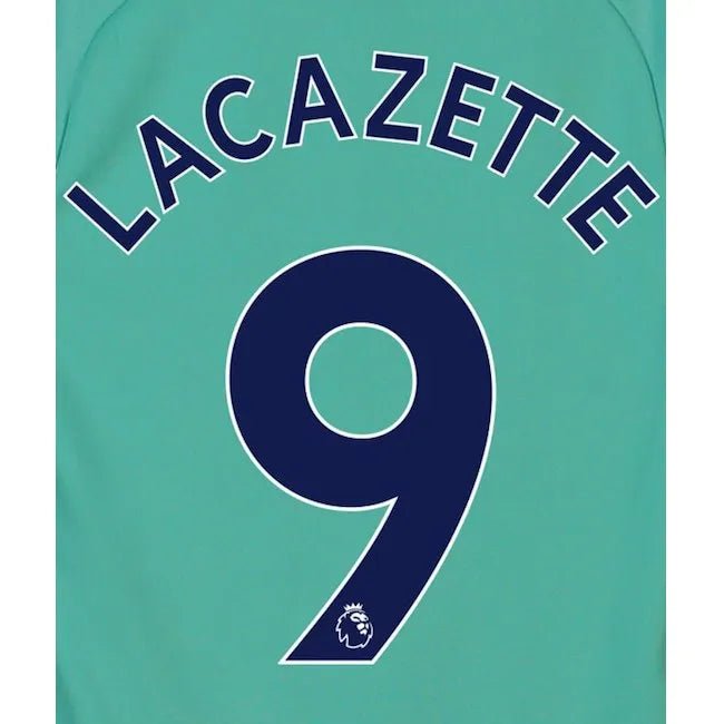 Arsenal 2018/19 Third Lacazette #9 Jersey Name Set