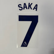 Arsenal 2024-Third SAKA #7 Youth Official Name Set-Navy