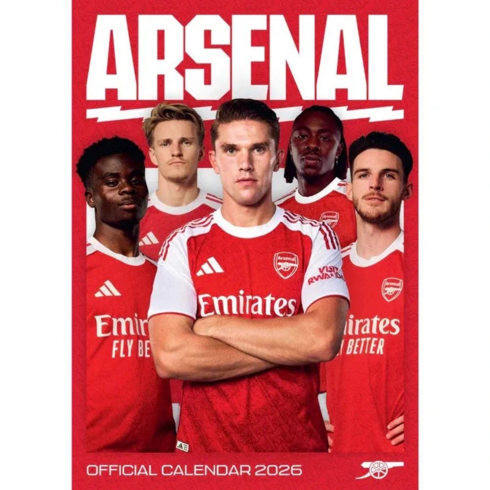 Arsenal 2026 Official Calendar (Front)