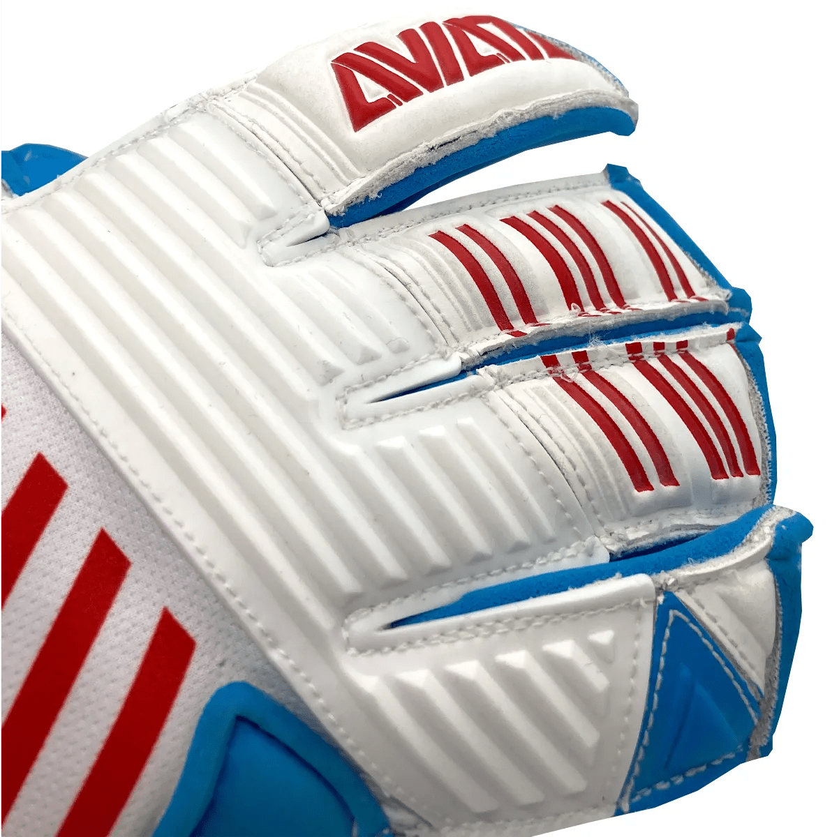 Aviata Stretta Feuer USA V7 Goalkeeper Gloves - White-Red-Blue
