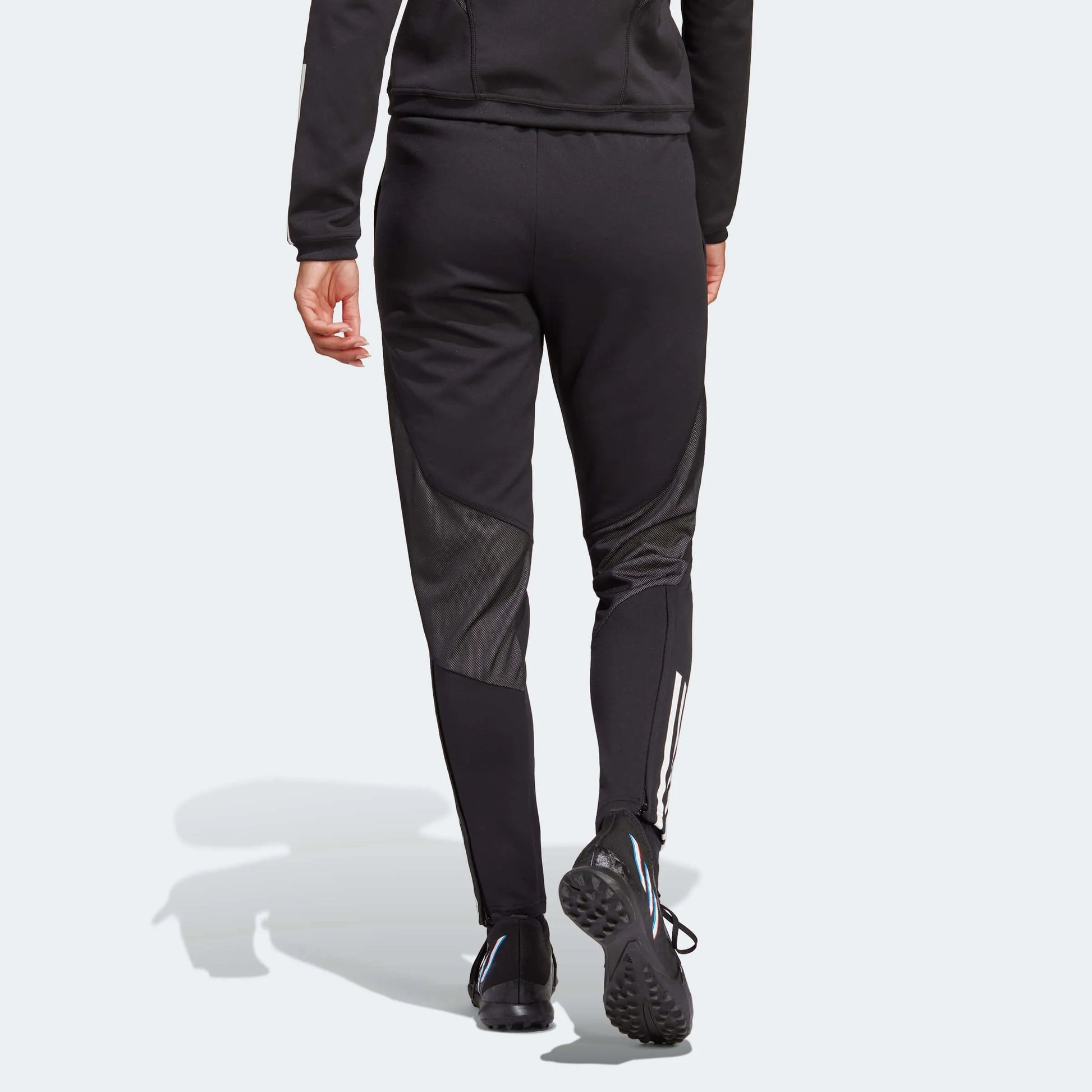 adidas Tiro 23 Women's Competition Training Pants Black-White (Model - Back)