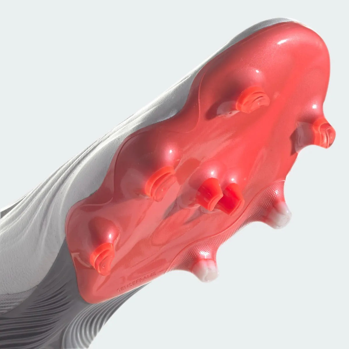Adidas Copa Sense + FG - White-Grey-Solar Red (Detail 2)