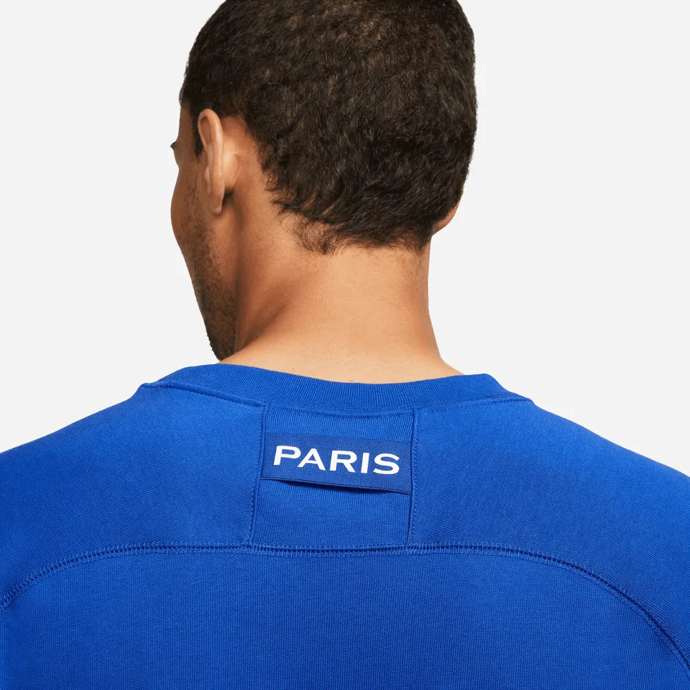 Nike 2022-23 Paris Saint-Germain Travel T-Shirt - Old Royal-Global Red-White (Detail 2)