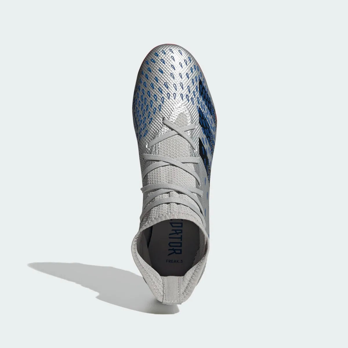 Adidas Predator Freak .3 FG - Silver-Royal-Red (Top)