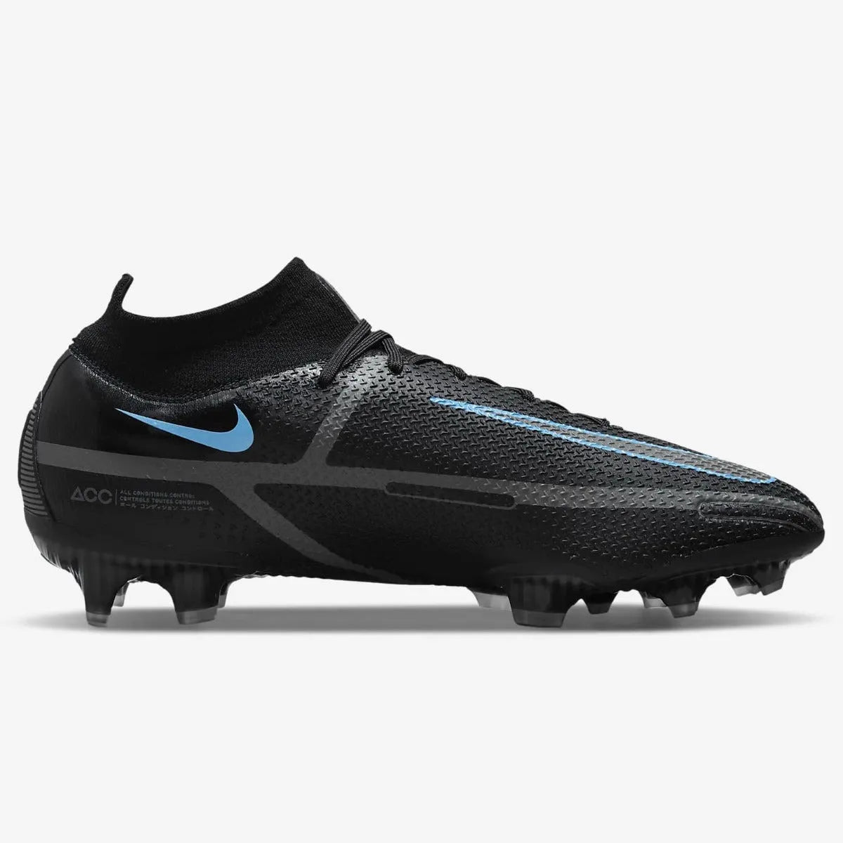 Nike Phantom GT2 Elite DF FG - Black-Blue (Side 2)
