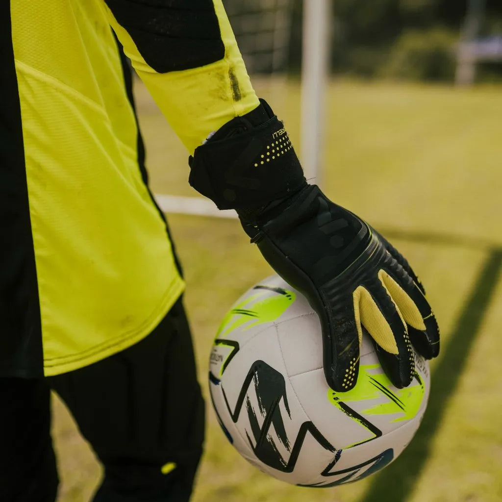 Storelli Silencer Menace GK Glove - Black-Yellow (Model 2)