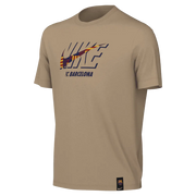 Nike 2023 FC Barcelona Youth Swoosh Tee - Beige-Blue (Front)