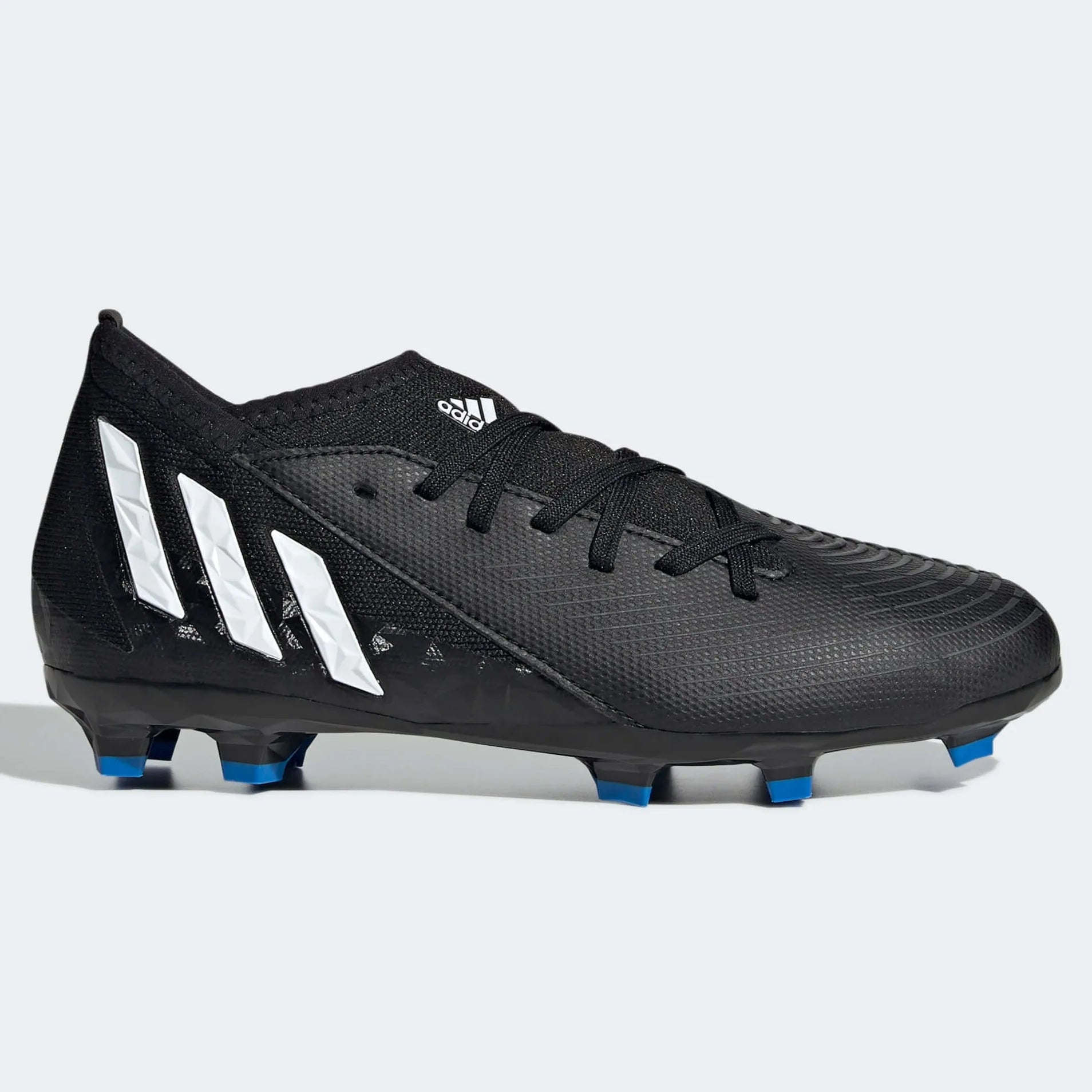 adidas Kids Predator Edge .3 FG - Black-White (Side 1)