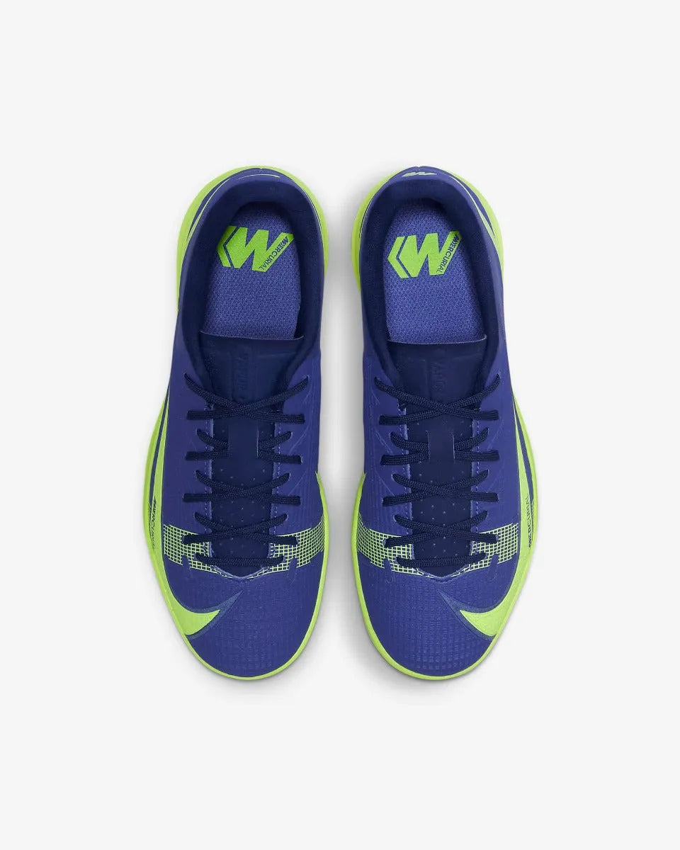 Nike Kids Vapor 14 Academy IC - Lapis Volt-Blue Void (Pair - Top)