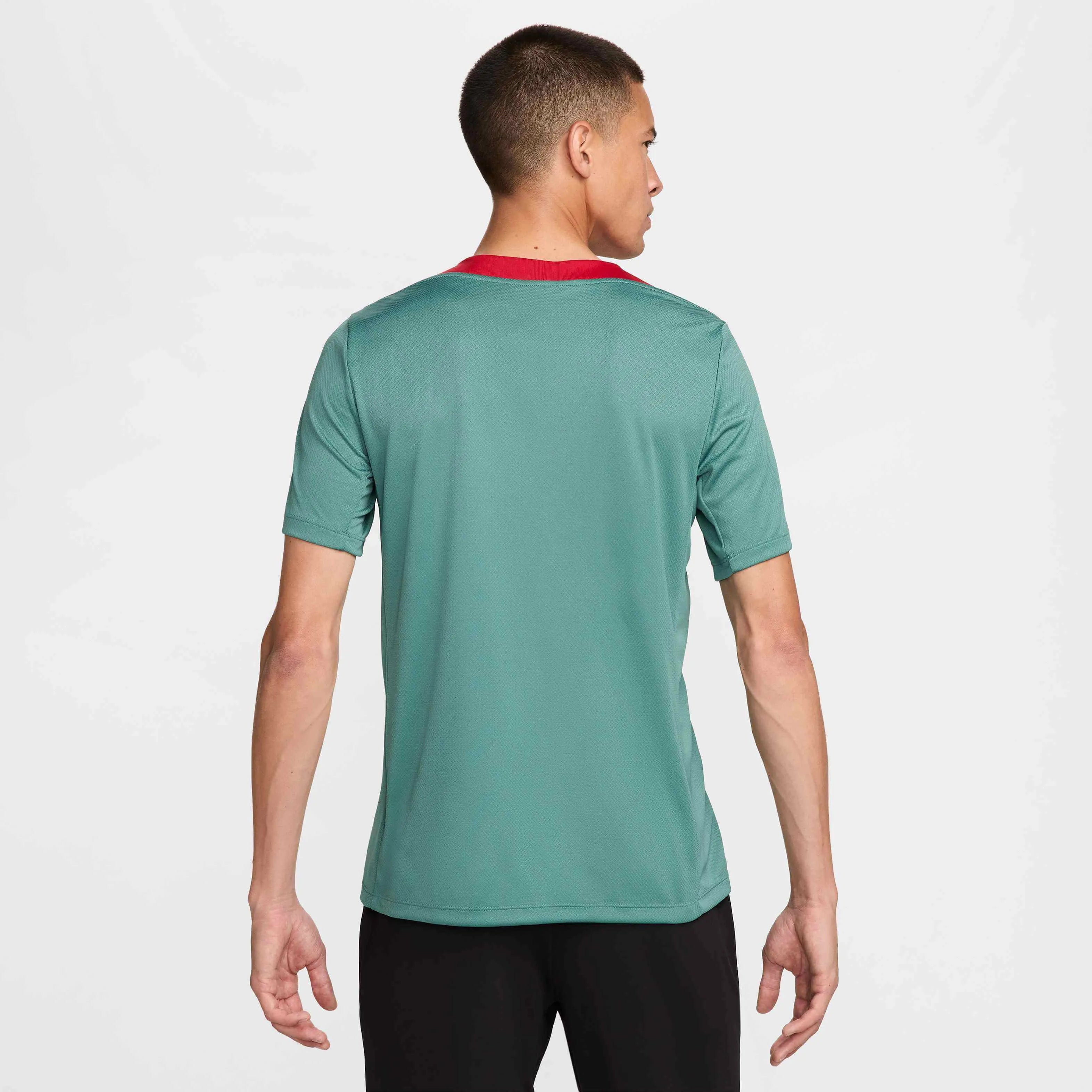 Nike 2024-25 Liverpool Men's Strike Top Bicoastal Bicoastal Gym Red Light Orewood Brown (Model - Back)