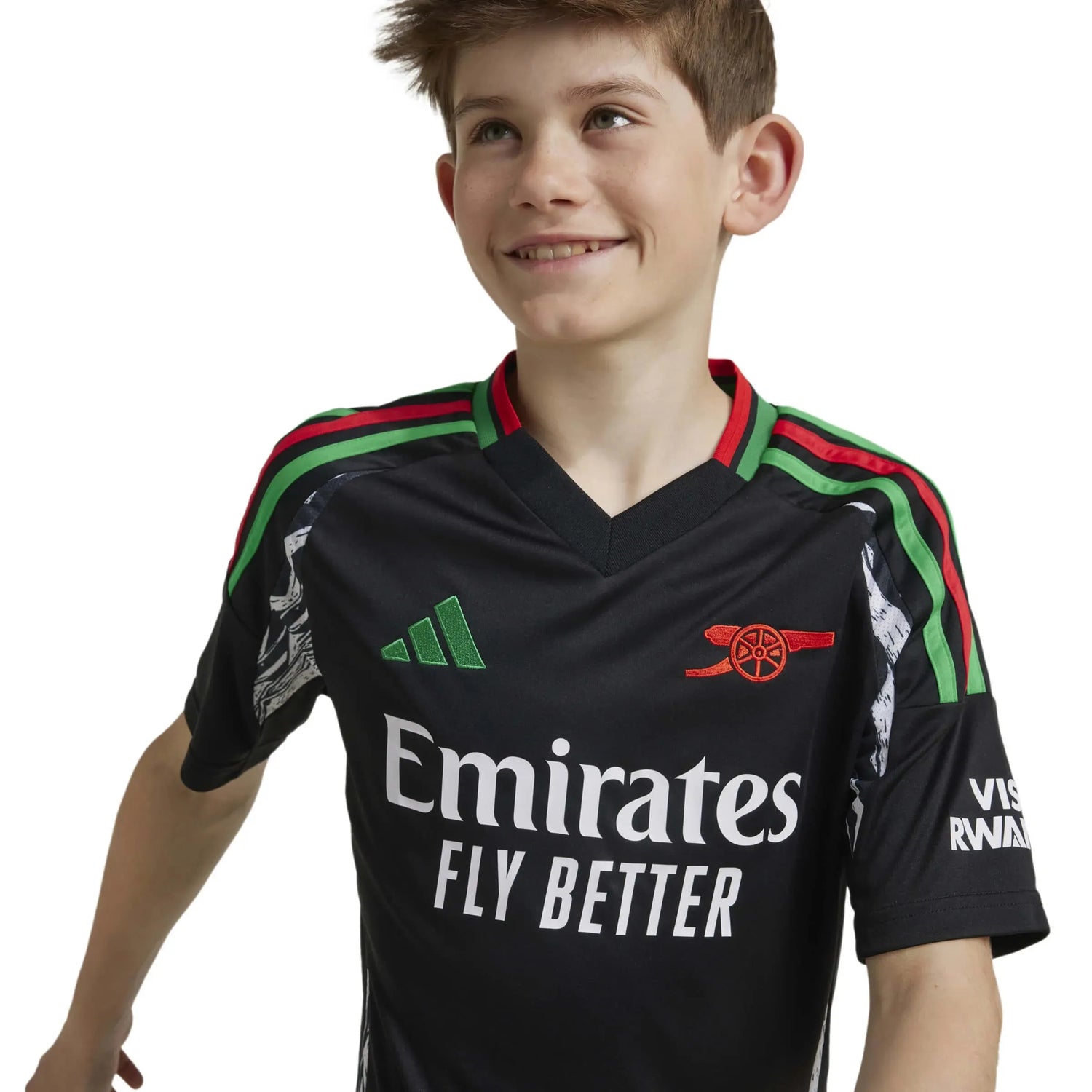 adidas 2024-25 Arsenal Youth Stadium Away Jersey (Detail 1)