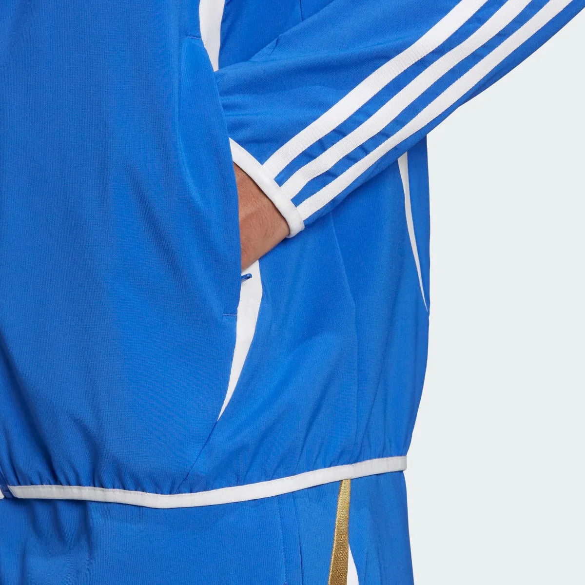 adidas 21-22 Juventus Teamgeist Woven Jacket - Hi Res Blue (Detail 2)