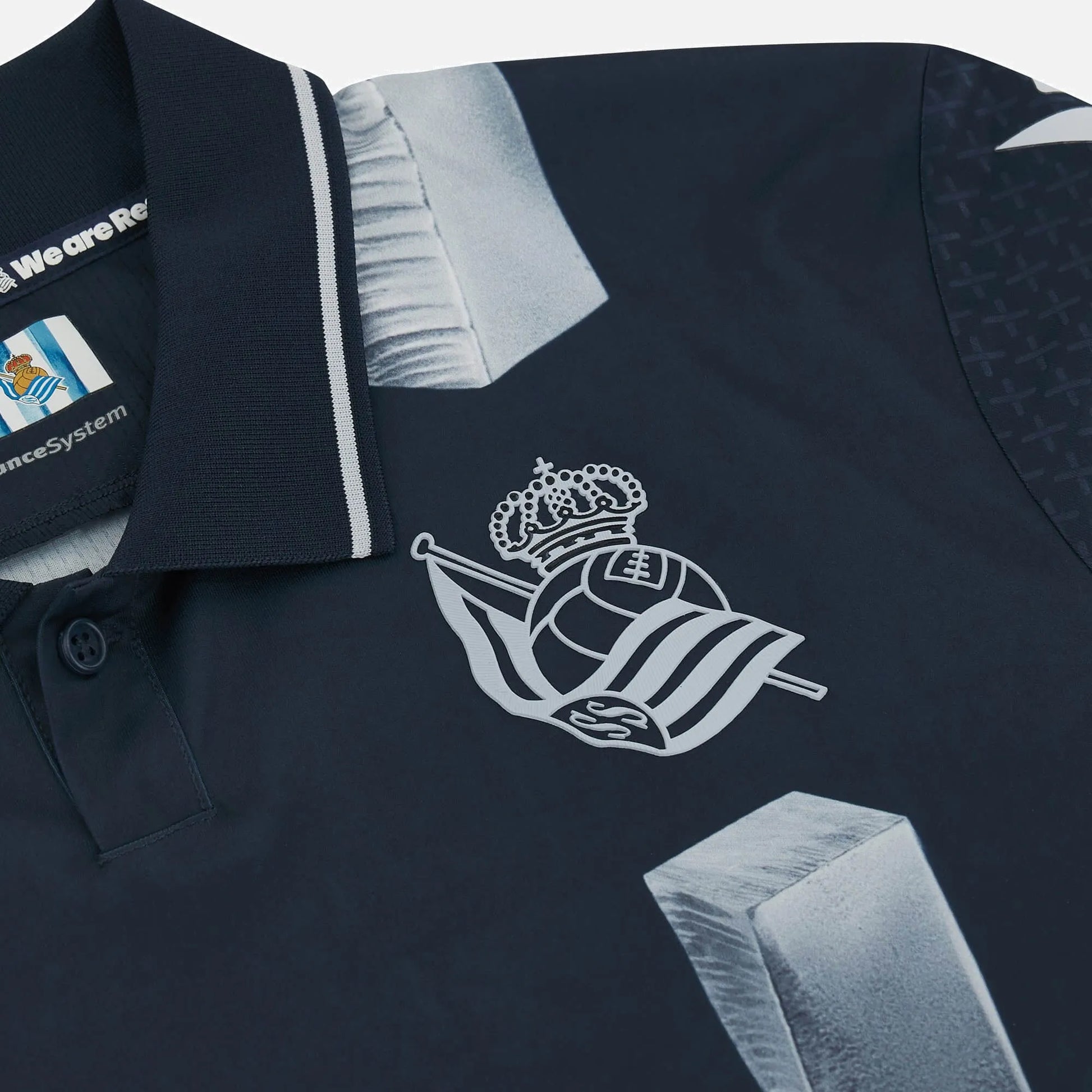 Macron 2023-24 Real Sociedad Men's Authentic Away Jersey (Detail 2)