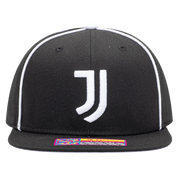 Fan Ink Collection Juventus Cali Night Snapback Hat - Black-White