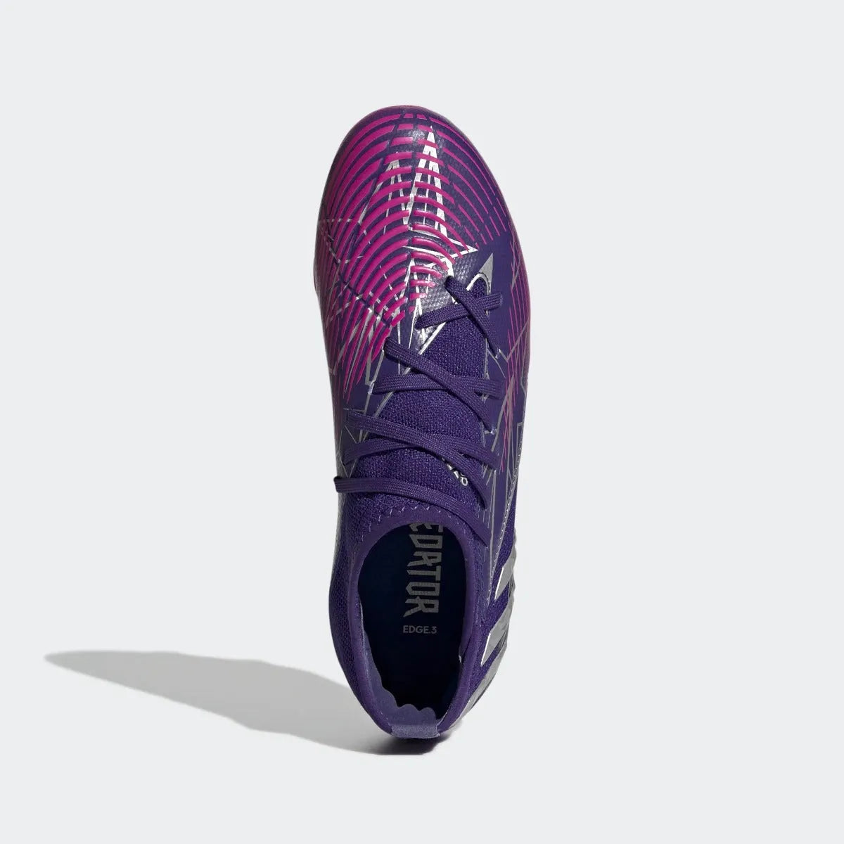 adidas JR Predator Edge .3 FG - Purple-Silver-Pink (Top)