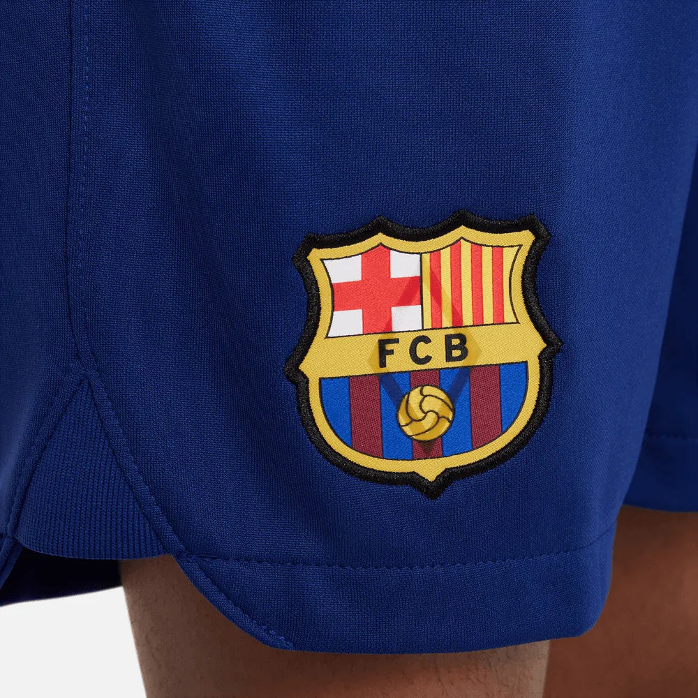 Nike 2023-24 Barcelona Youth Home Shorts (Detail 2)