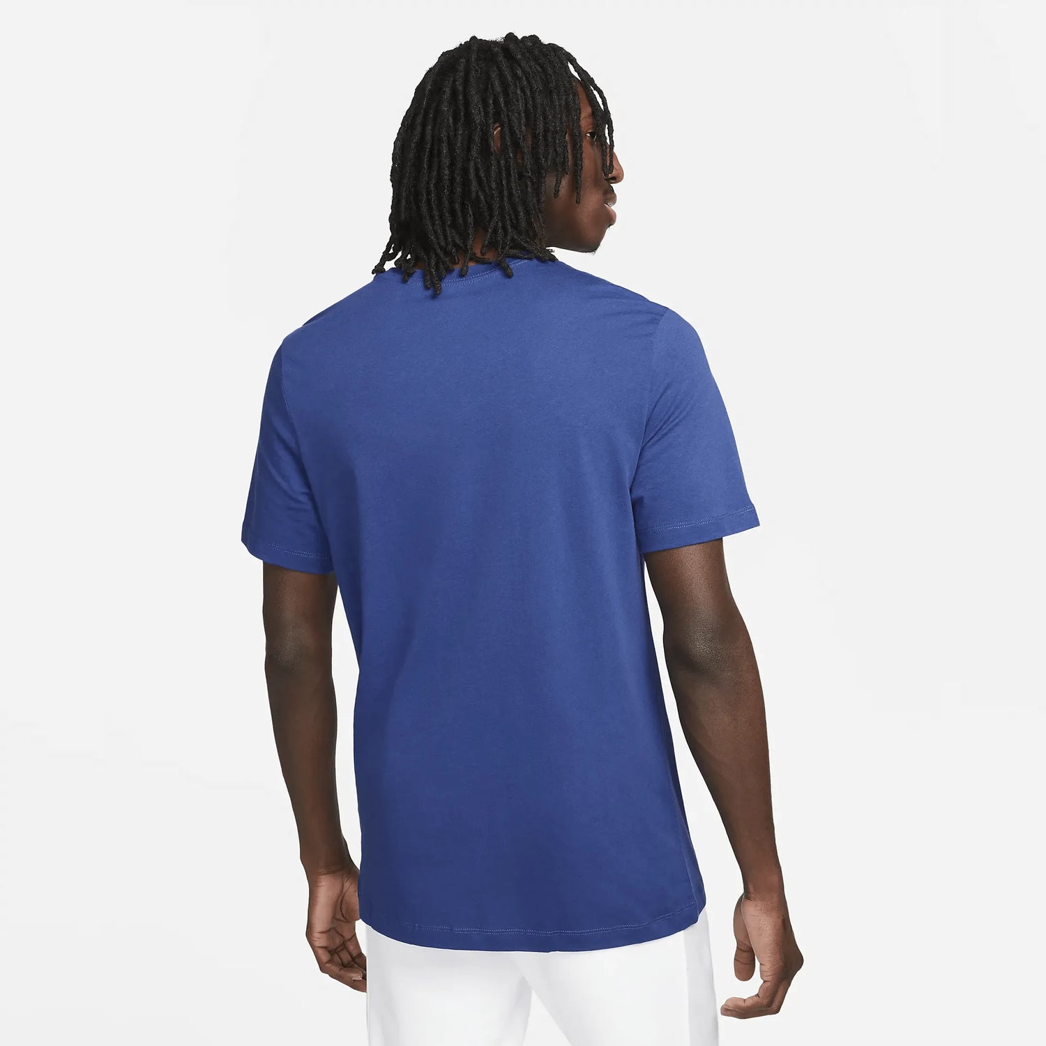 Nike 2022-23 Chelsea Swoosh Tee - Blue-White (Model - Back)