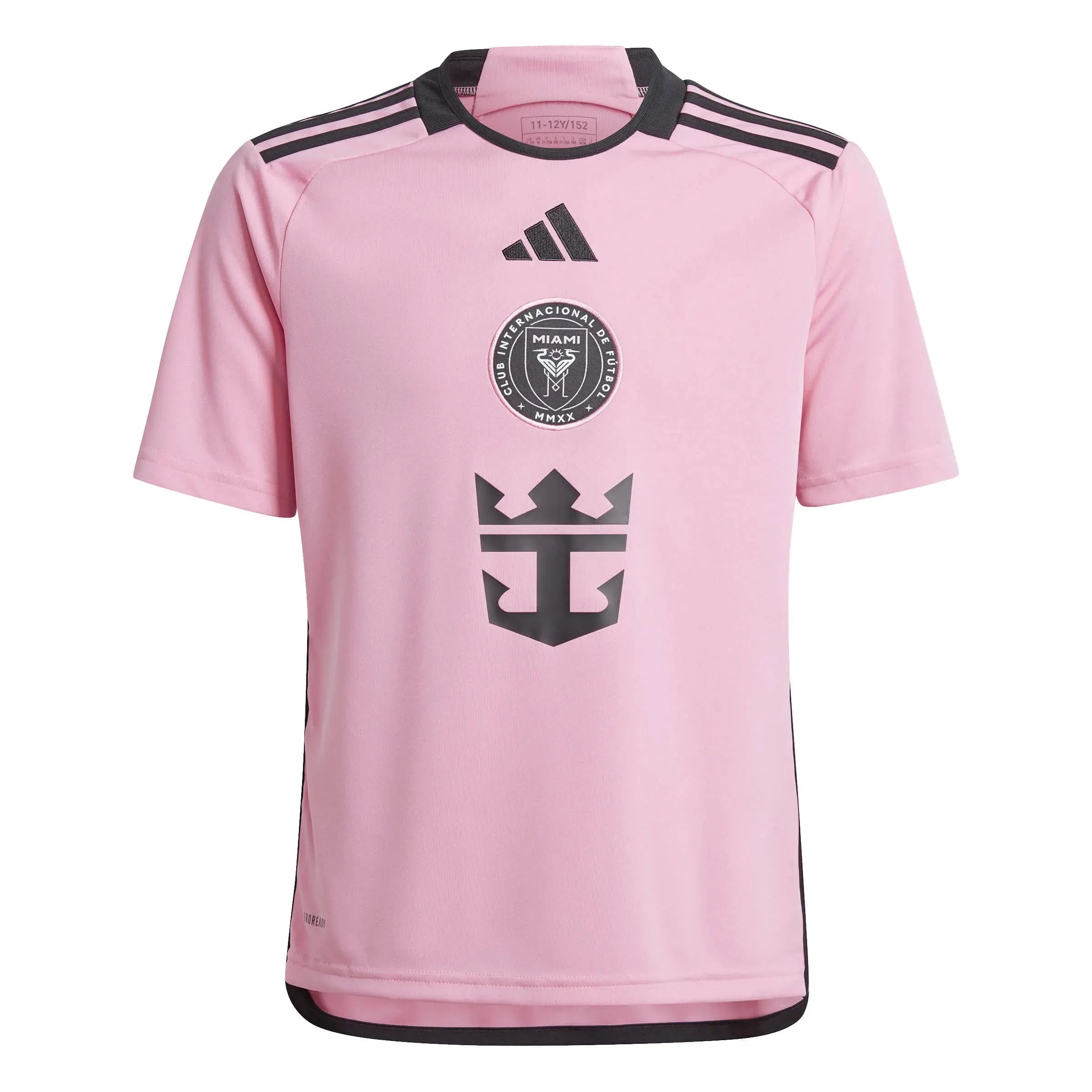 adidas 2024-25 Inter Miami Youth Messi #10 Stadium Home Jersey (Front)