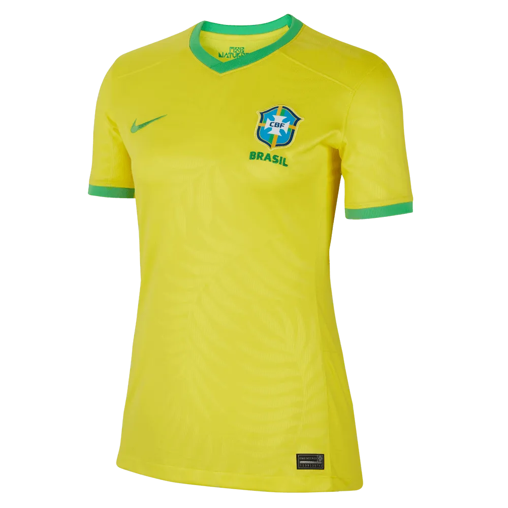 Nike 2023-24 Brazil Women's Stadium Home Jersey (Front)