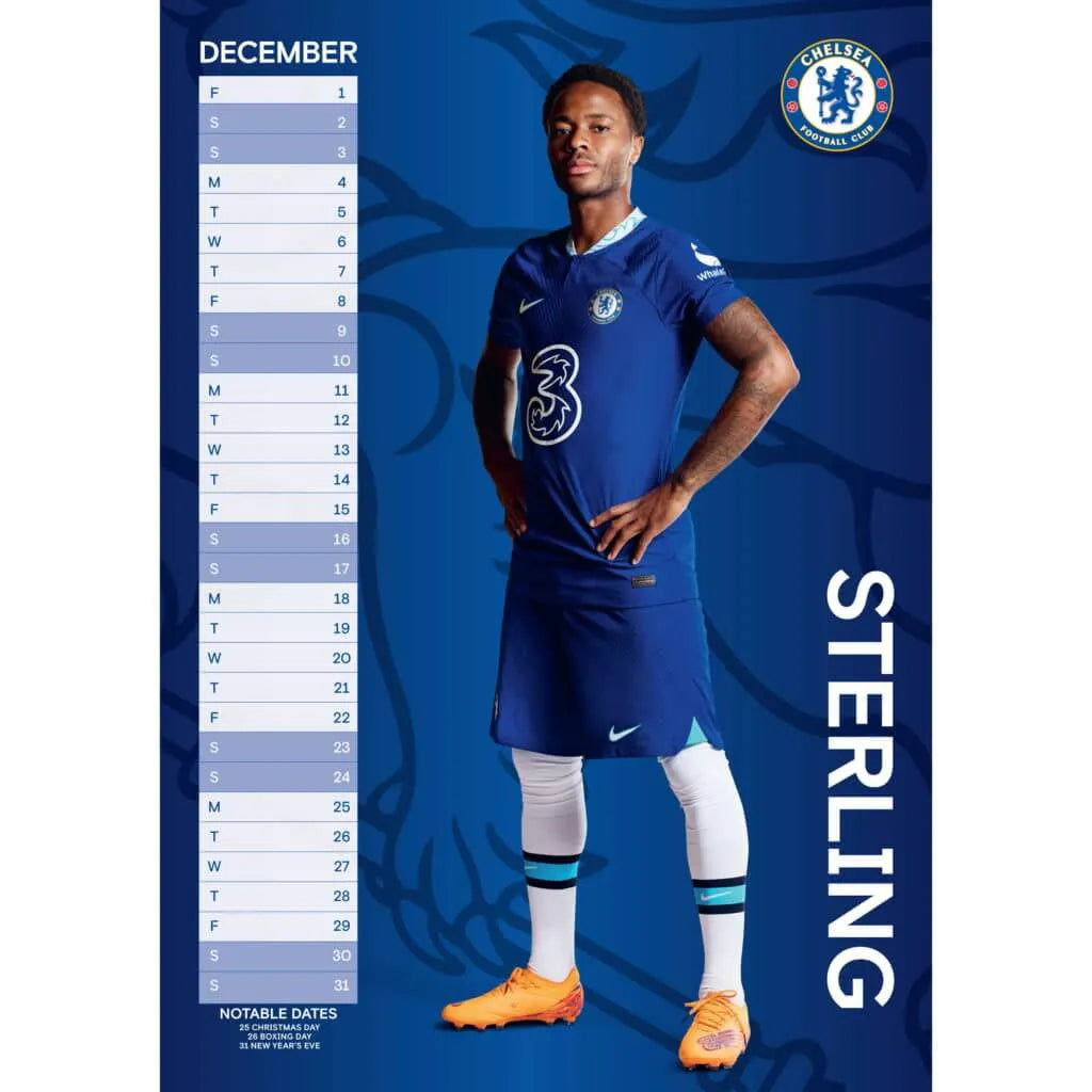 Chelsea 2023 Official Calendar (Sterling Page)