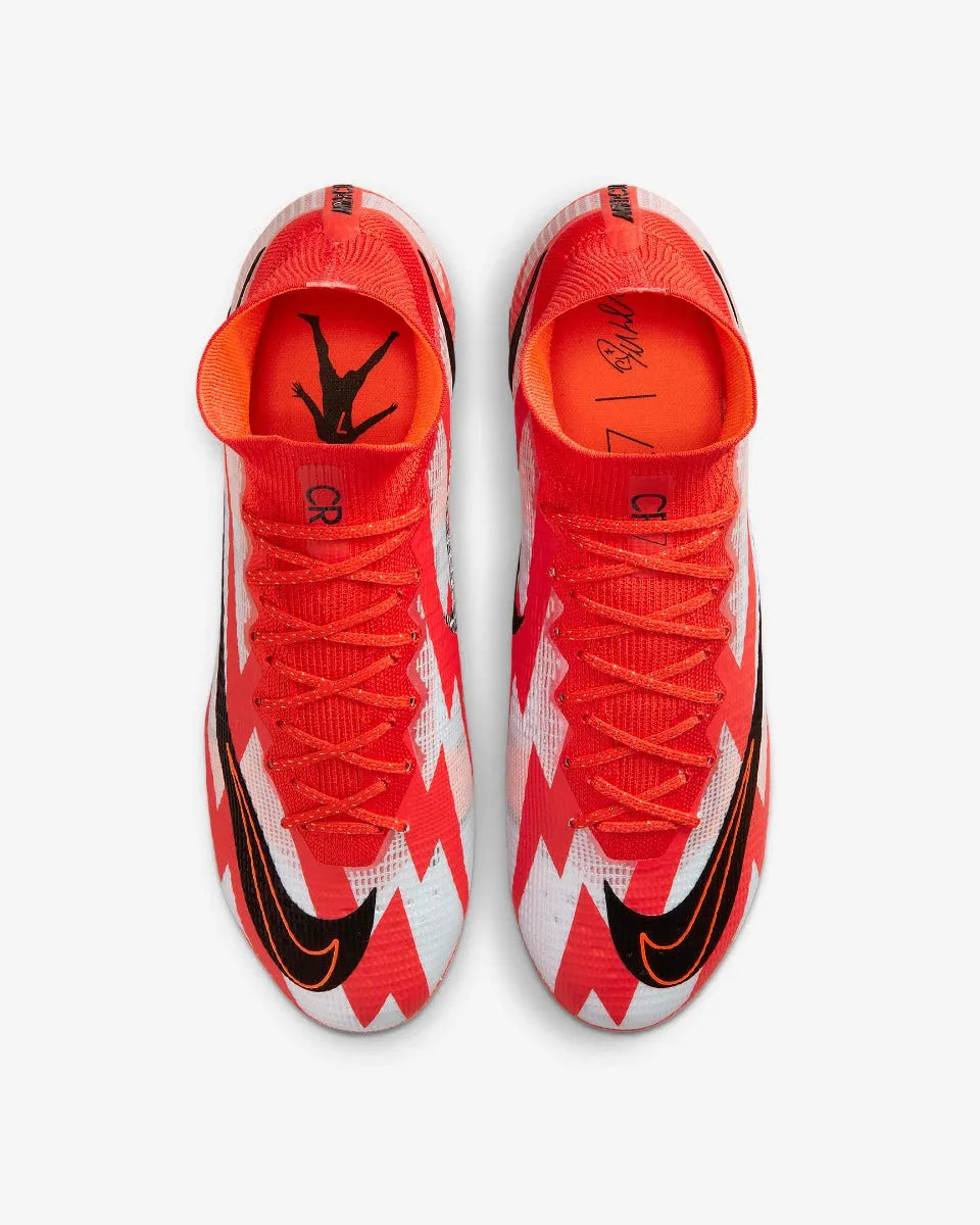 Nike Superfly 8 Elite CR7 FG - Red-Black-Ghost (Pair - Top)
