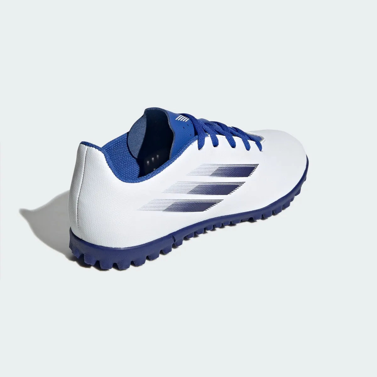 adidas Kids X Speedflow .4 Turf - White-Indigo (Diagonal 2)