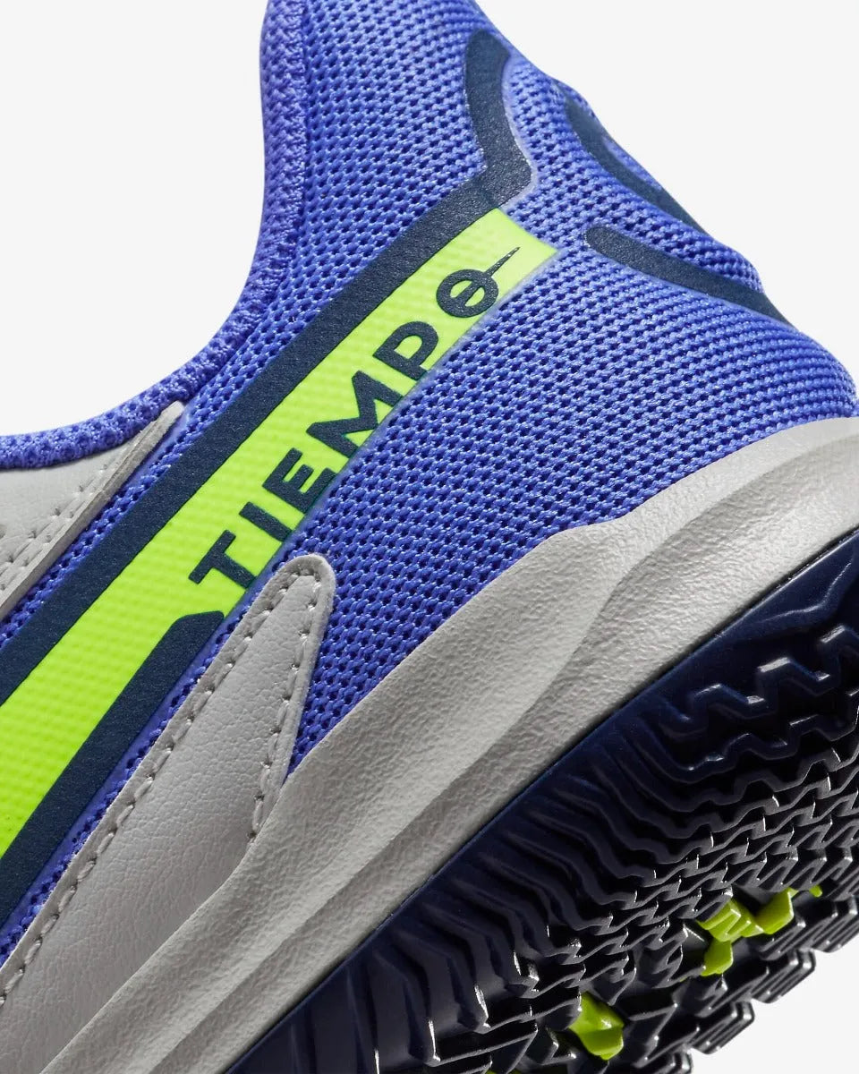 Nike JR Legend 9 Academy Indoor - Grey-Volt-Saphire (Detail 2)