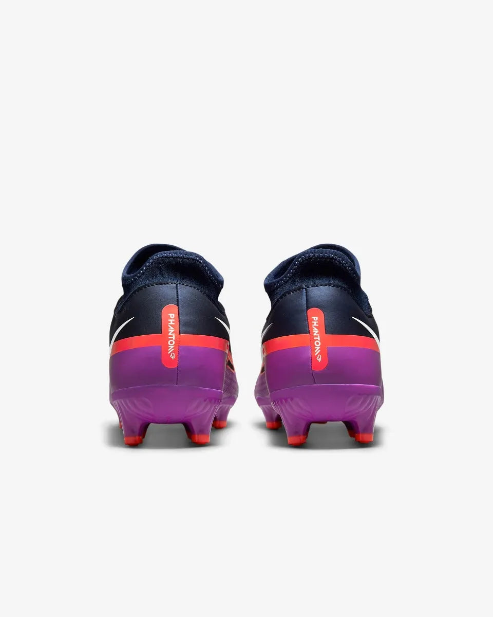 Nike Phantom GT2 Academy DF FG-MG - Navy-Purple-Crimson (Pair - Bottom)