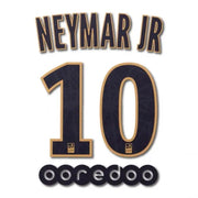 PSG 2018/19 Away Neymar JR #10 Youth Jersey Name Set