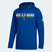 adidas 2022-23 Boca Juniors Fleece Hoodie - Blue (Front)