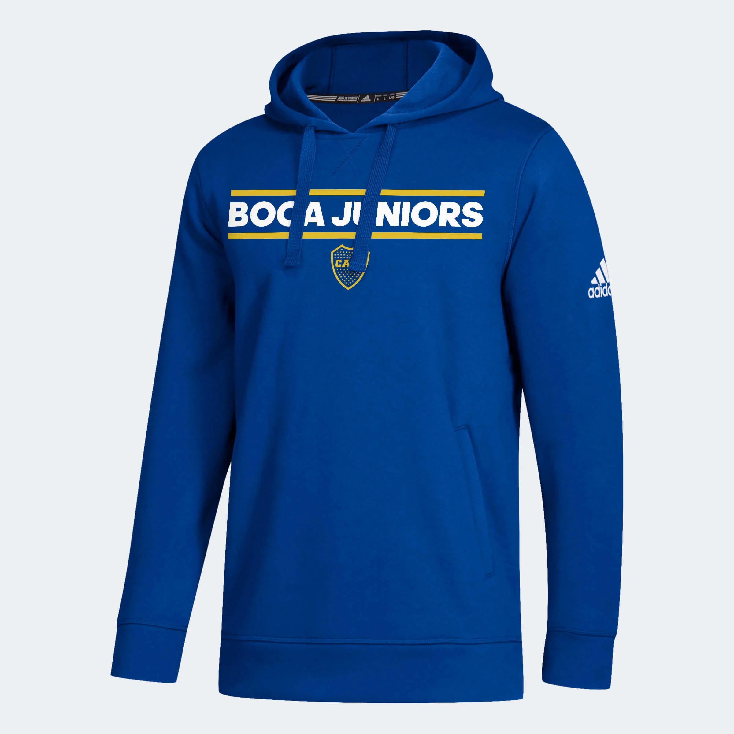 adidas 2022-23 Boca Juniors Fleece Hoodie - Blue (Front)