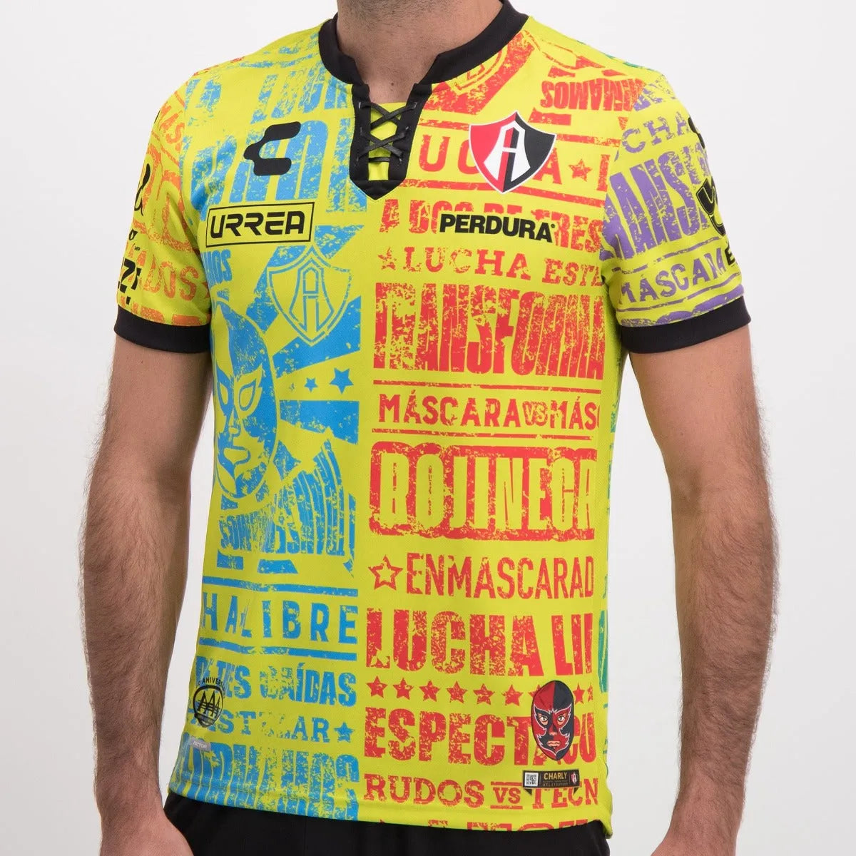 Charly 2021-22 Atlas Third Jersey - Yellow-Red-Blue (Detail 1)