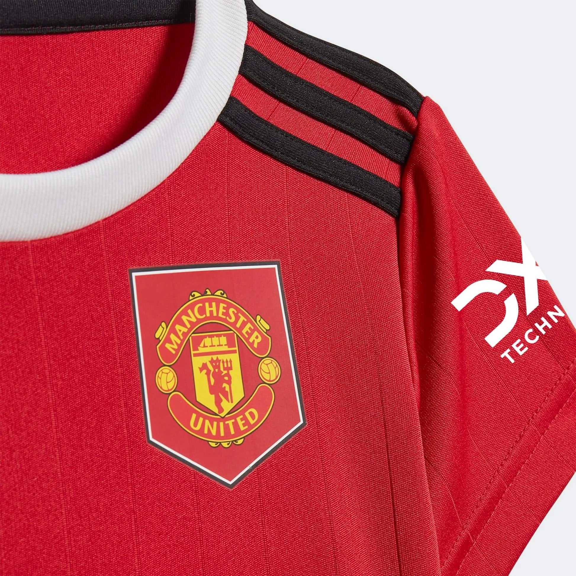 adidas 2022-23 Manchester United Home Baby Kit - Red-White (Detail 2)