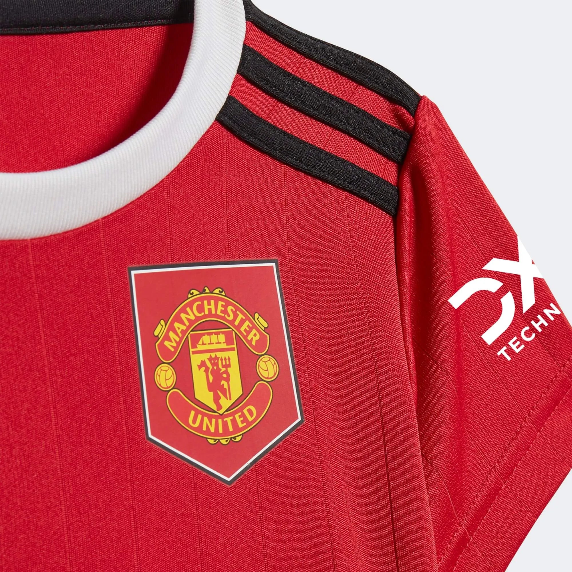 adidas 2022-23 Manchester United Home Baby Kit - Red-White (Detail 2)
