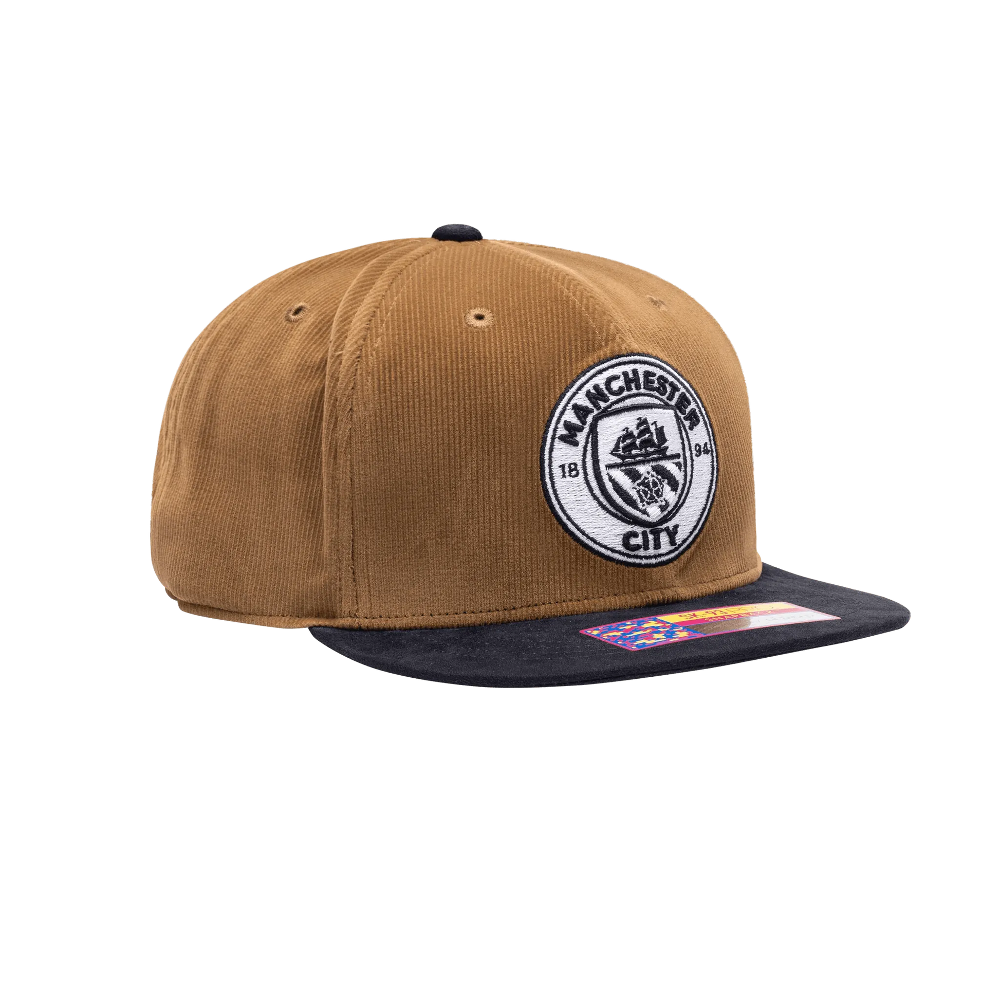 FI Collection Club Manchester City Cognac Snapback Hat (Lateral - Side 2)