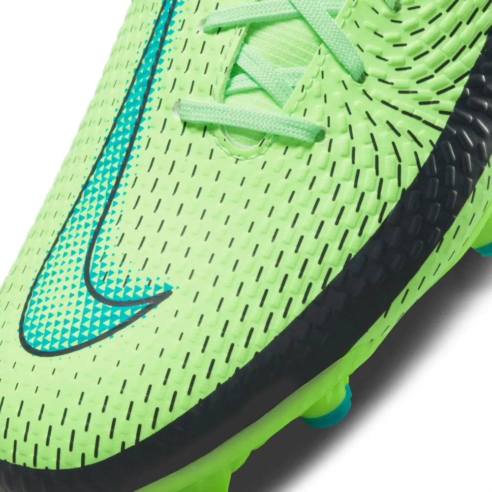 Nike Phantom GT Academy DF FG-MG - Lime Glow-Aquamarine (Detail 1)