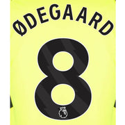 Arsenal 2023-Away Odegaard #8 Jersey Name Set-Black (Back)